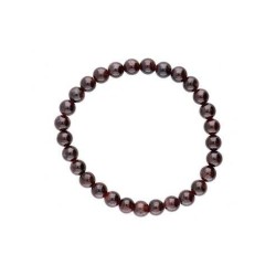 Pulsera bolas de Granate 6 mm (Elastica)