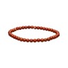 Pulsera bolas de Jaspe Rojo 4 mm (Elastica)