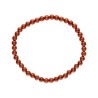 Pulsera bolas de Jaspe Rojo 4 mm (Elastica)