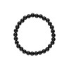Pulsera bolas de Obsidiana Negra 6 mm (Elastica)