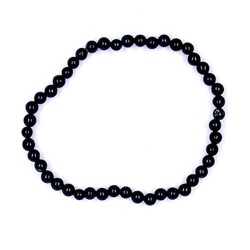 Pulsera bolas de Turmalina 4 mm (Elastica)