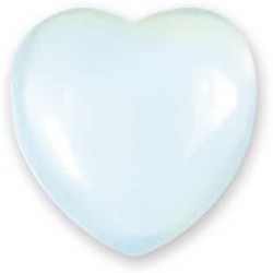 Piedra Forma Corazón Opalita 4 x 4 cm