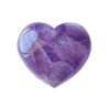 Piedra Forma Corazón Amatista 4,5 x 4 cm