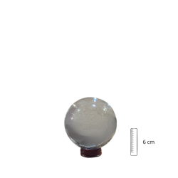 Bola Cristal 06 cm con peana