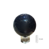 Bola Cristal Negra 12 cm con peana