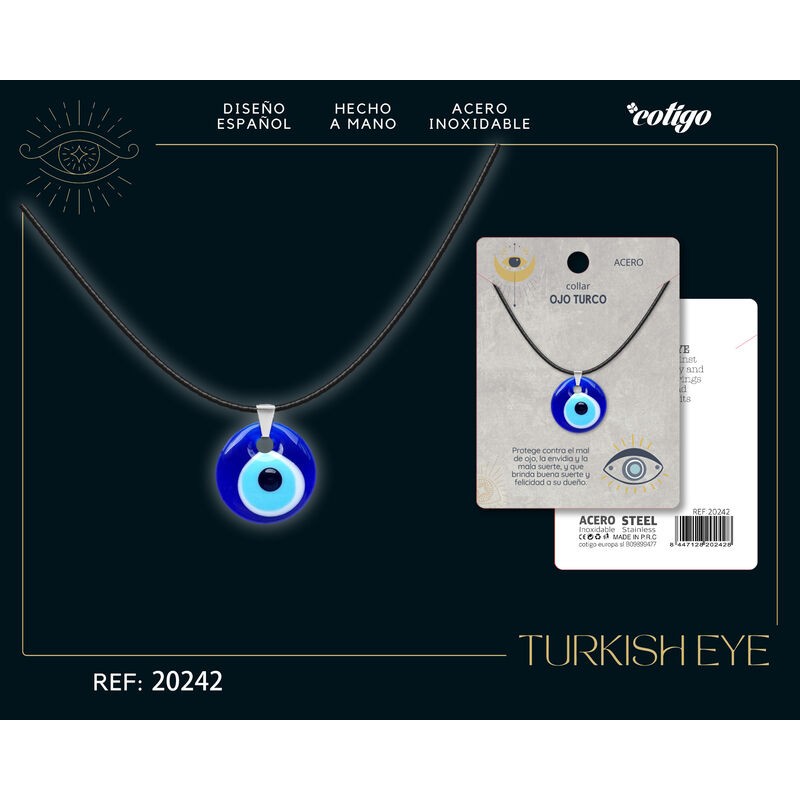 Collar Ojo Turco Circular (P2)