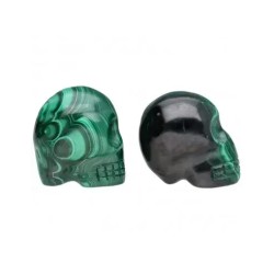 Calavera de Malaquita 4 x 3 cm