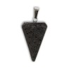 Pendulo Piedra Facetado Piedra Volcánica
