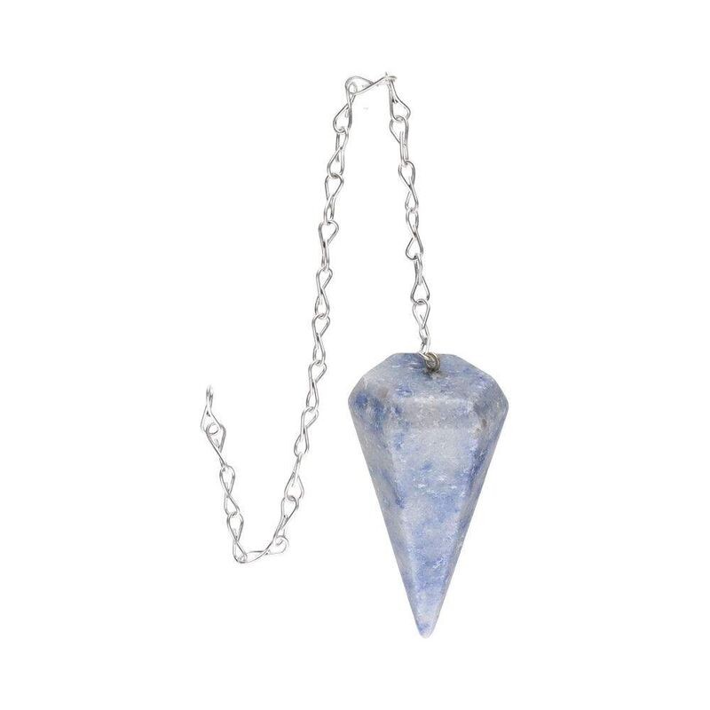 Pendulo Piedra Facetado Opalita