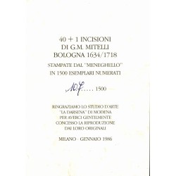 Tarot coleccion I Mestieri dell´Uomo - G.M. Mitelli 1634-1718 (40 + 1 Cartas) (IT) (Numerado 1500) (Meneghello) (1986) 06/19