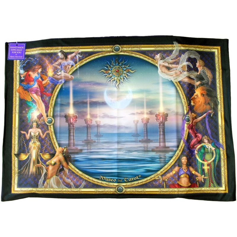 Tapete Seda Royale Ladies - Ciro Marchetti (Edicion Especial Museo del Tarot) (Firmado) (Artesano hecho a mano) (36"x27") (87x65