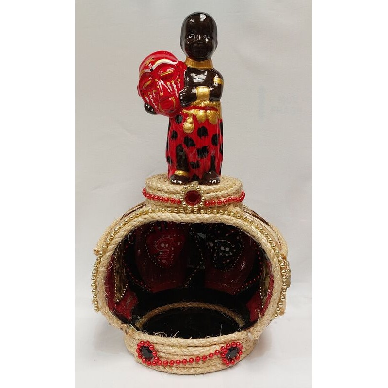 Casa Eleggua / Eshu 23 x 24 cm (decorada Maribo)