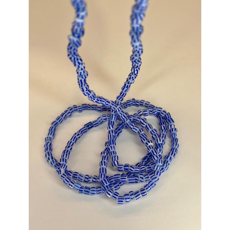 Collar Babalu Aye San Lazaro 1 x 1 (Azu - Bco) (1 V) (90