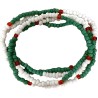 Collar Oddua 16 x 1 x 16 (Blanco-Rojo-Verde) (1V) (90 cm) ·