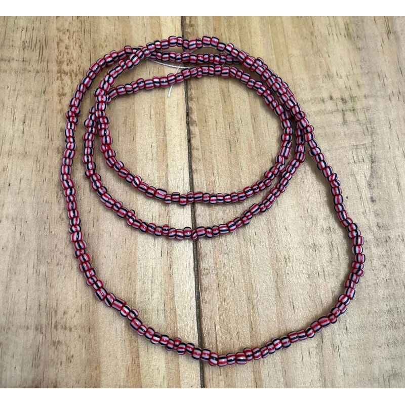 Collar Santeria Oya 1 x 1 (Roj-Ne-Bco) (1V) (90 cm) ·