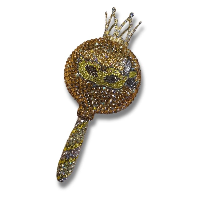 Maraca Ochun 23 cm - Corona con cristales