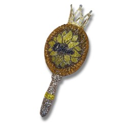 Maraca Ochun 23 cm - Corona con cristales