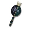 Maraca Oggun 23 cm - decorada con corona y cristales