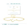 Pulsera Mapa Estelar Del Zodiaco Cancer Acero Dorado (P2)