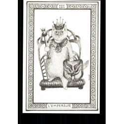 Tarot Coleccion 22 Arcani Gatti (IT) (Il Meneghello) (Numerados 2000) (Tapas Blancas)