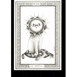 Tarot Coleccion 22 Arcani Gatti (IT) (Il Meneghello) (Numerados 2000) (Tapas Blancas)