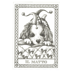 Tarot Coleccion 22 Arcani Cani (IT) (Numerados 2000 und) (Il Meneghello) (Tapas Blancas)