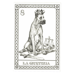 Tarot Coleccion 22 Arcani Cani (IT) (Numerados 2000 und) (Il Meneghello) (Tapas Blancas)