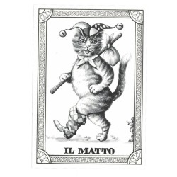 Tarot Coleccion 22 Arcani I Gatti Buffi (IT) (Numerados 2000) (Il Meneghello) (Tapas Verdes)