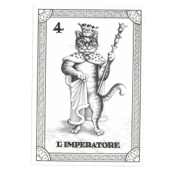 Tarot Coleccion 22 Arcani I Gatti Buffi (IT) (Numerados 2000) (Il Meneghello) (Tapas Verdes)
