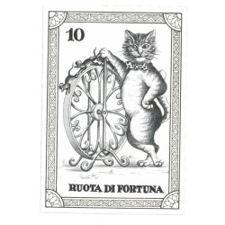 Tarot Coleccion 22 Arcani I Gatti Buffi (IT) (Numerados 2000) (Il Meneghello) (Tapas Verdes)
