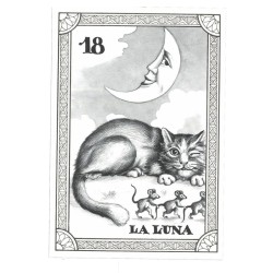 Tarot Coleccion 22 Arcani I Gatti Buffi (IT) (Numerados 2000) (Il Meneghello) (Tapas Verdes)