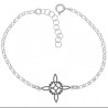 Pulsera Plata Nudo de Bruja 18-21 cm (Ajustable)