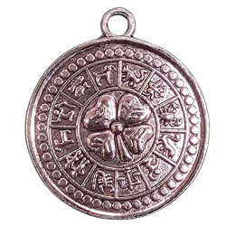 Amuleto Trebol Vencedor con Tetragramaton 2,5 cm