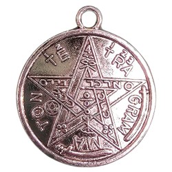 Amuleto Trebol Vencedor con Tetragramaton 2,5 cm
