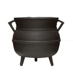 Sant. Caldero Hierro Palero 6 Lt 23x26 cm (9x10ôô) (0917)