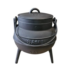 Sant. Caldero Hierro Palero Grande 10 Lt 27x30 cm (11x12ôô) (0917)