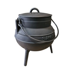 Sant. Caldero Hierro Palero Grande 10 Lt 27x30 cm (11x12ôô) (0917)