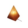 Lampara Sal Natural Piramide Pequeña 19 x 12 cm ·