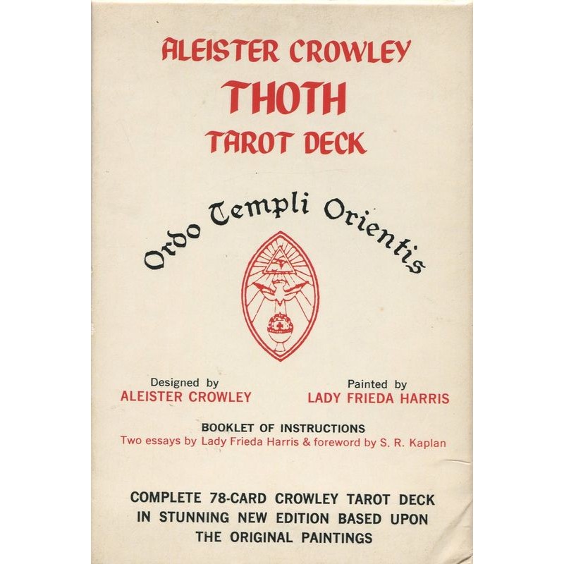 Tarot Coleccion Aleister Crowley Thoth Tarot Deck - Ordo Templi Orientis (EN) (Medidas Cartas 90x140 mm) (Samuel Weiser)
