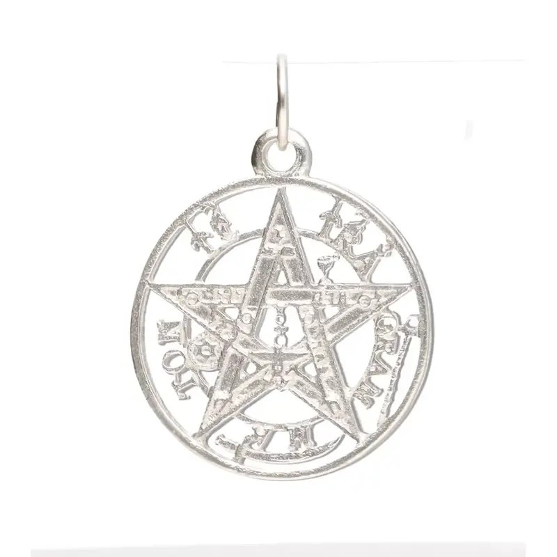 Amuleto Plata Tetragramaton 1.4 x 1.0 cm Pack 3 Unds (Mini)