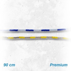 Collar Dos Aguas Ochun Yemaya 5 x 5 cuenta fina