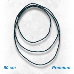 Collar Oggun 1 x 1 cuenta fina (Verde-Negro) (1V) Premium