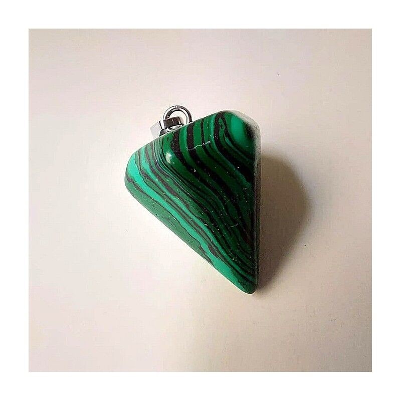 Pendulo Facetado Malaquita