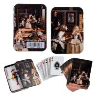 Baraja Poker Las Meninas - Diego Velazquez 7x10 cm en Lata / In a Tin