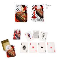 Baraja Poker Flamenca española 7x10 cm en Lata / In a Tin