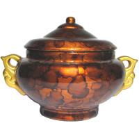 Sopera Ceramica Oya 35 x 28 cm aprox. (Marron gotas marrones)(08/23)