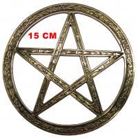 Adorno Simbolo Pentagrama Cobre 15 cm