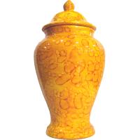 TIBOR Ceramica Ochun 50 x 24 cm aprox. (Amarilla gotas marrones)(08/23)