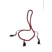 Collar Tibetano Mala Rojo (36 cm - Bola resina 8 mm)