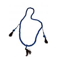 Collar Tibetano Mala Azul (36 cm - Bola Resina 8 mm)
